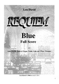 Requiem Blue - Full Score