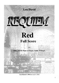 Requiem Red - Full Score