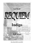 Requiem Indigo – Full Score
