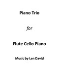 Piano Trio 1- full score- Piano, Flute, Cello